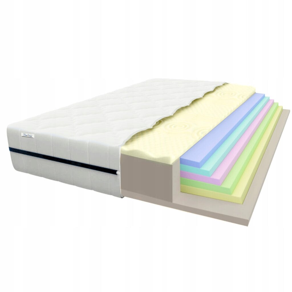 Materac piankowy masujący 20 cm średniotwardy STAMPMAX