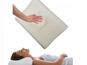 Poduszka ortopedyczna duża memory foam profilowana do spania na boku