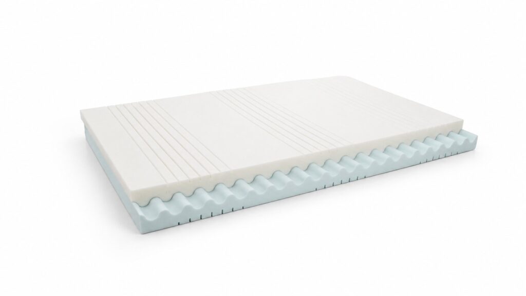 Materac piankowy 7-strefowy FALA COMFORT – H2/H3